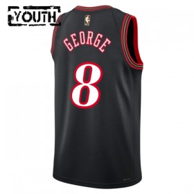 Dres Philadelphia 76ers Paul George Nike 2025-26 Classic Edition Crno Swingman - Dječji